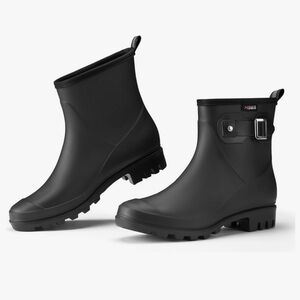 NWT Rain Gardening Boots Wellies 10 Blk Waterproof Garden Clog